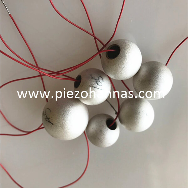 سنسور جریان سنسور کره پیزوسرامیک مواد PZT