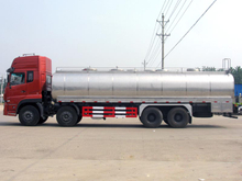 Dongfeng Tianlong 30cbm insulated milk truck Stainless Steel tanker Euro 4