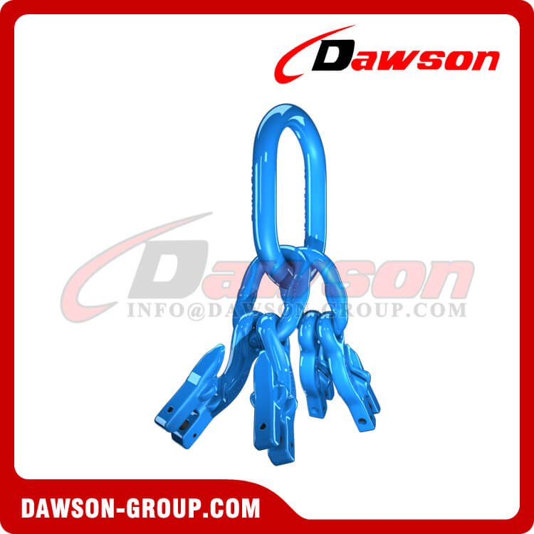 G100 Master Link Assembly + G100 Eye Grab Hook with Clevis Attachment×4 - Dawson Group Ltd. - China Factory, Exporter