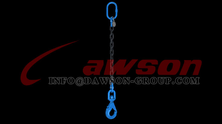 Application of Dawson Grade 100 Special Swivel Self-locking Hook with Grip Latch for Chain Slings - China Exporter