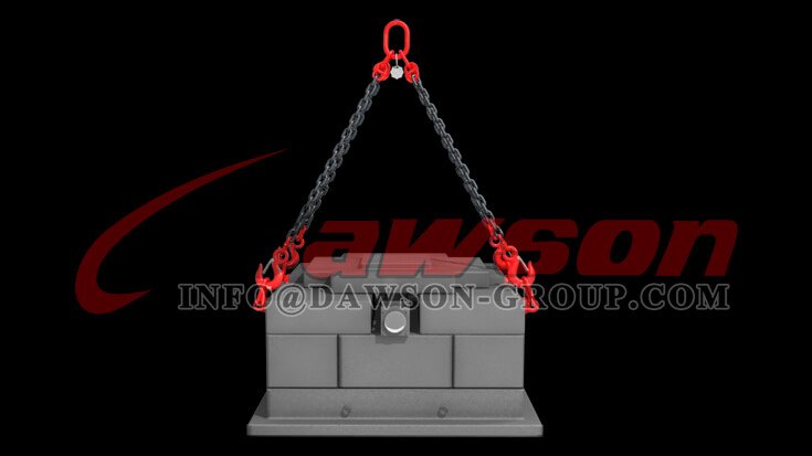 Application of G80 Eye Sling Hook with Latch for Crane Lifting Chain Slings - Dawson Group Ltd. - China Exporter