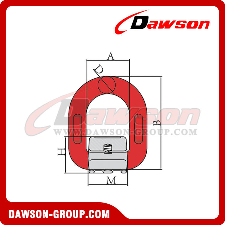 DS344 G80 WELD ON PIVOTING D LINK - DAWSON-GROUP LTD. - CHINA MANUFACTURER