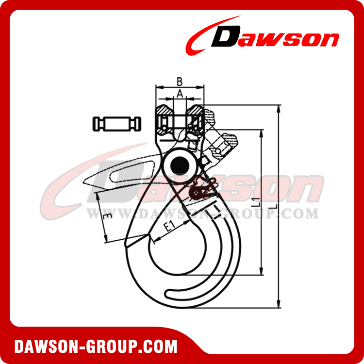 DS739 IMPROVED CLEVIS SELFLOCK HOOK - DAWSON GROUP LTD. - CHINA SUPPLIER, FACTORY