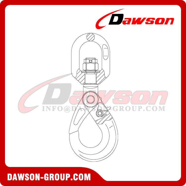 DS767 G80 European Type Swivel Self-Locking Hook - Dawson Group Ltd. - China Manufacturer, Factory