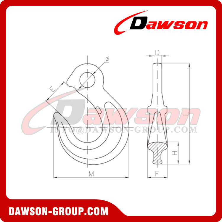 DS056 G80 Eye Slip Hook - Dawson Group Ltd. - China Manufacturer, Supplier