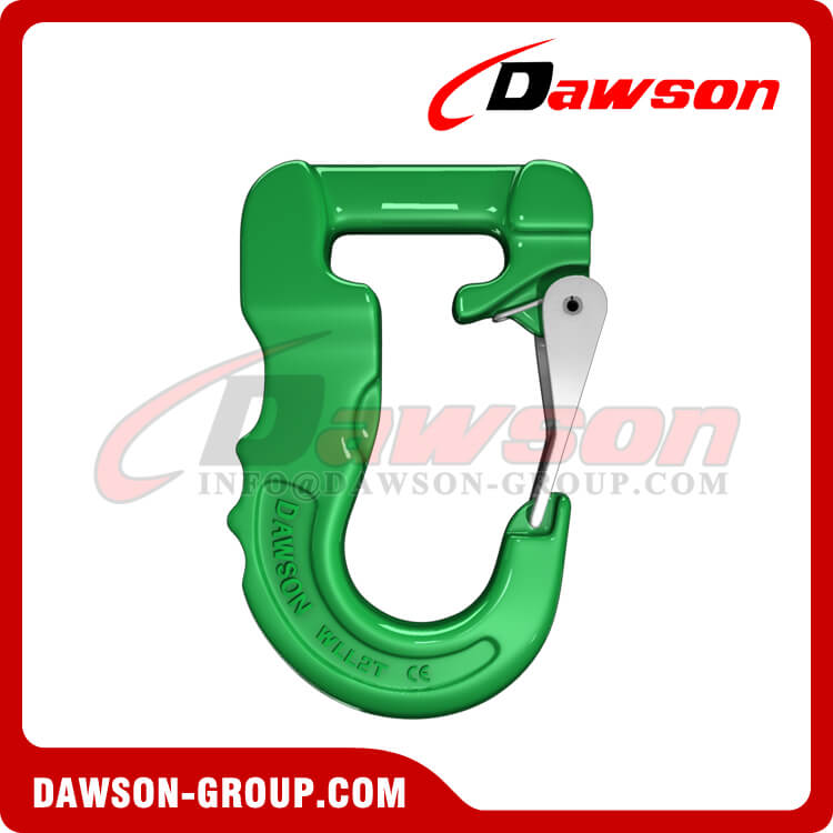 Grade 100 Web Sling Hook, G100 Synthetic Alloy Round Sling Hook 2T - Dawson Group Ltd. - China Supplier