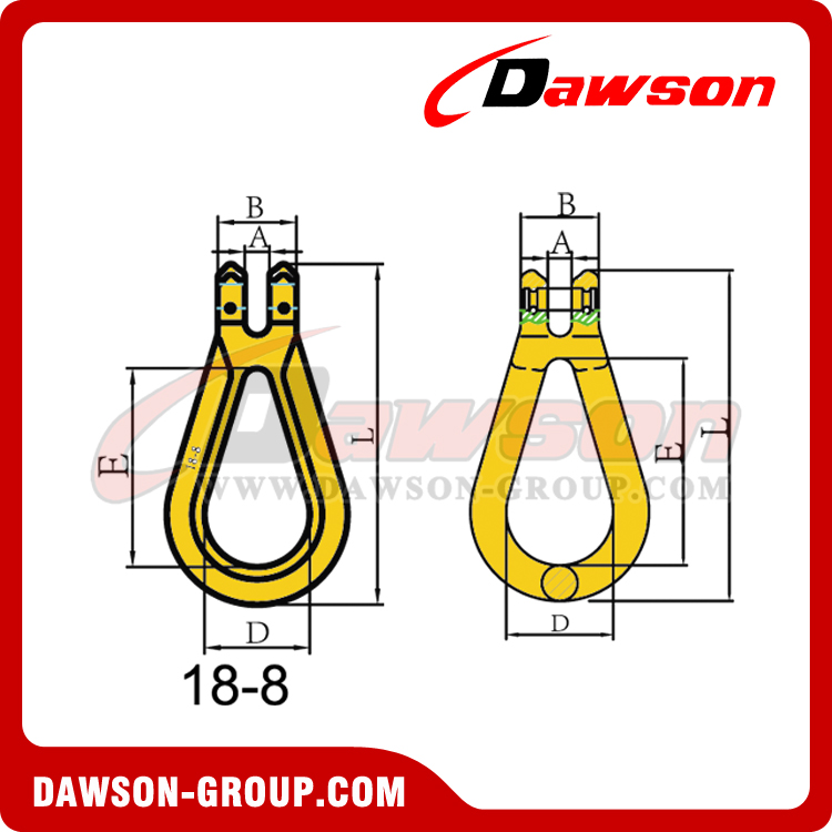 DS270 G80 CLEVIS PEAR LINK - DAWSON GROUP LTD. - CHINA MANUFACTURER SUPPLIER