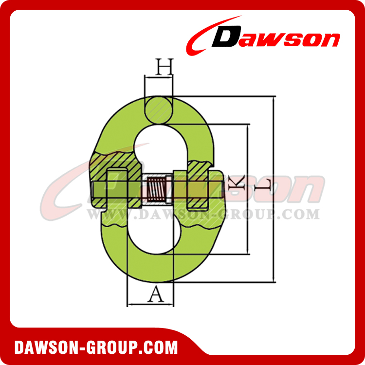 DS1002 G100 Japanese Type Connecting Link - Dawson Group Ltd. - China Manufacturer Supplier, Factory