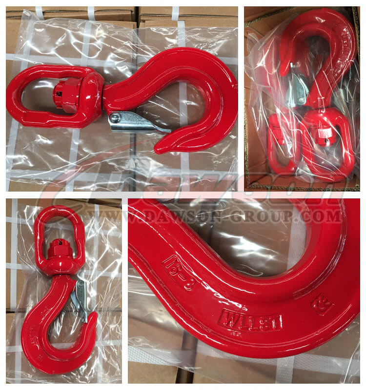 DS268 G80 Swivel Hook with Latch 16mm - Dawson Group Ltd. - China Manufacturer, Supplier, Factory