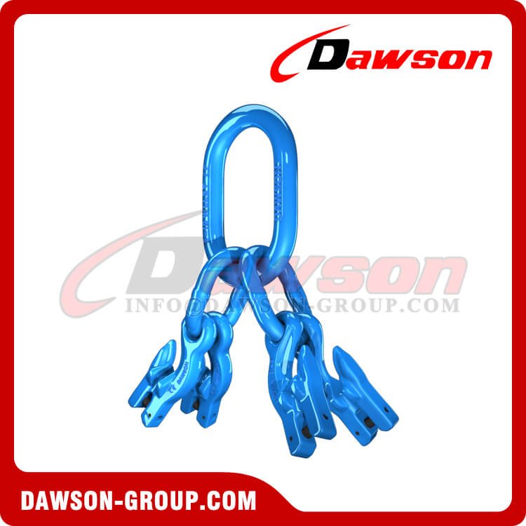 G100 Master Link Assembly + G100 Eye Grab Hook with Clevis Attachment×4 - Dawson Group Ltd. - China Manufacturer, Supplier