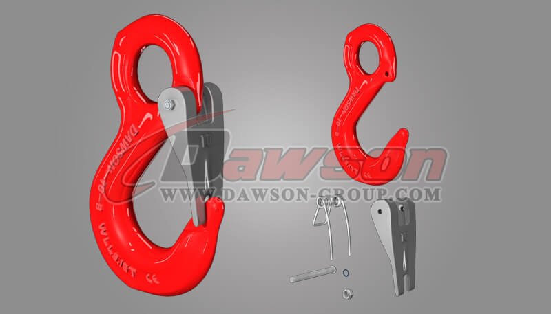 G80 Eye Sling Hook with Cast Latch for Lifting Chain Slings - Dawson Group Ltd. - China Manufacturer