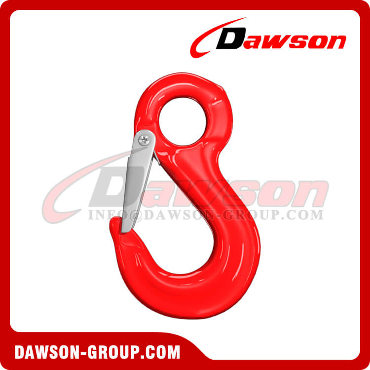 Grade 80 Forged Steel Eye Sling Hook, G80 Alloy Steel Eye Sling Hook for Chain Slings - Dawson Group Ltd. - China Manufacturer