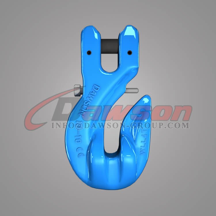 Grade 100 Special Clevis Grab Hook with Safety Pin, G100 Alloy Steel Clevis Grab Hook - China Factory, Exporter - Dawson Group Ltd.