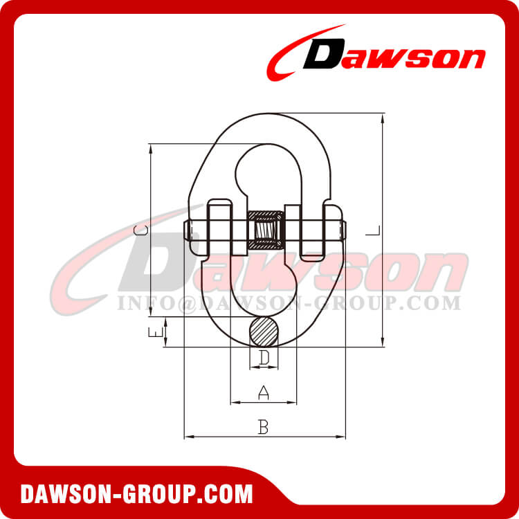 DS1076 G100 New Type European Type Connecting Link for Lifting Chain Slings - Dawson Group Ltd. - China Manufacturer, Factory