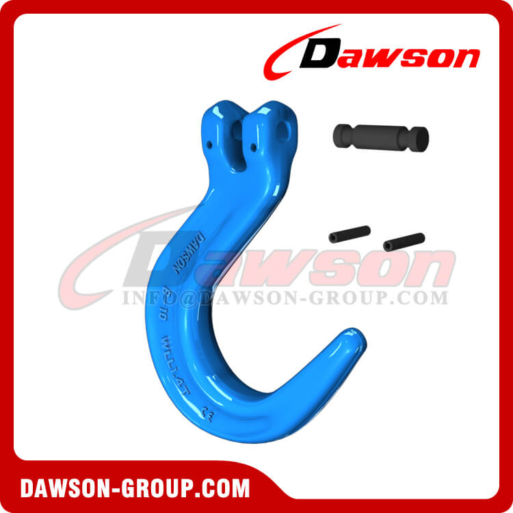 Grade 100 Forged Steel Clevis Foundry Hook, G100 Clevis Type Large Opening Hook - Dawson Group - China Supplier