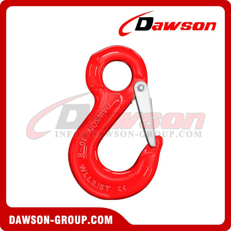 Grade 80 Forged Steel Eye Sling Hook, G80 Alloy Steel Eye Sling Hook for Chain Slings - Dawson Group Ltd. - China Supplier