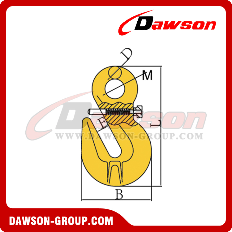 DS317 EYE SHORTENING GRAB HOOK WITH SAFETY PIN DAWSON-GROUP LTD. - CHINA SUPPLIER