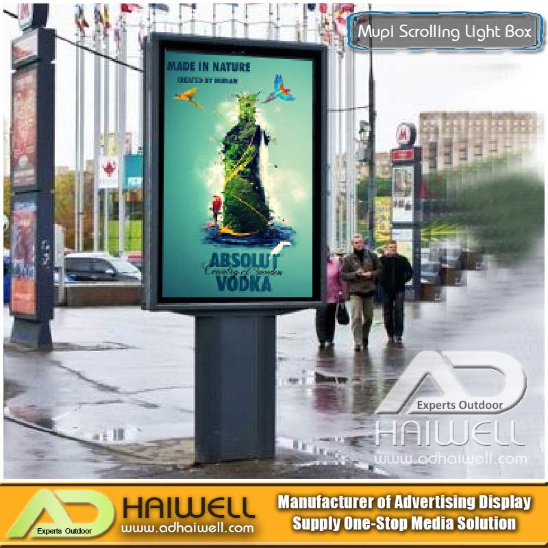 Mupi Backlit Led Light Box Ads Signs Adhaiwell