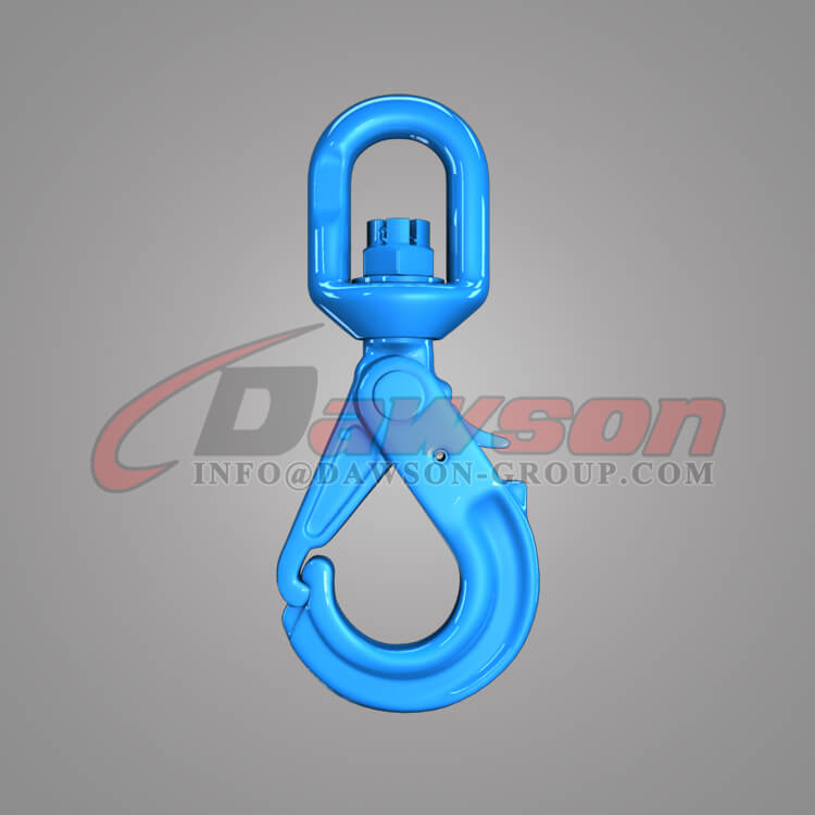 Dawson Grade 100 Special Swivel Self-locking Hook with Grip Latch - China Factory, Exporter