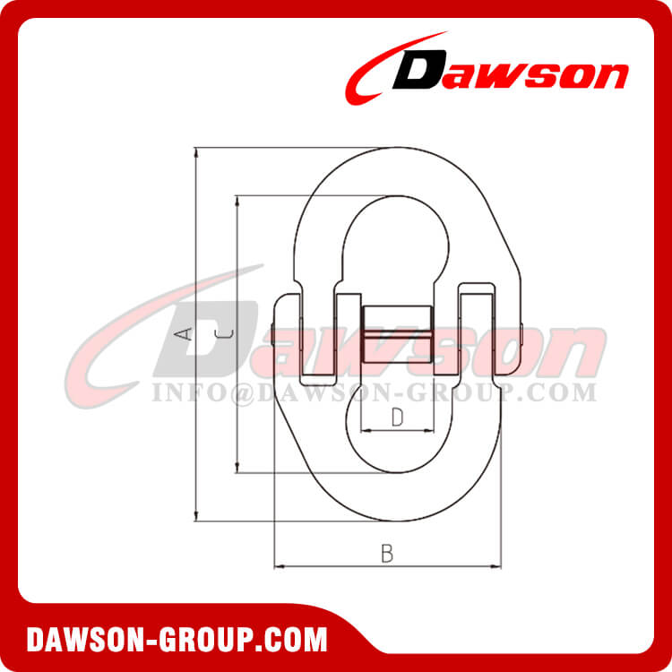 DS152 G80 Connecting Link for Web Sling - Dawson Group Ltd. - China Manufacturer, Factory