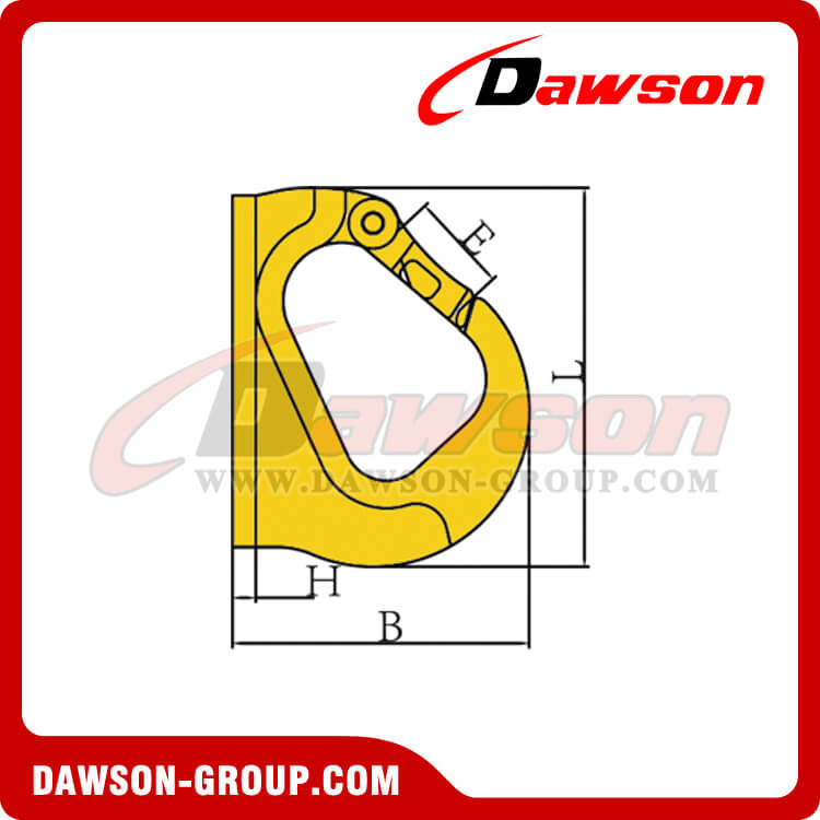 DS258 G80 WELD ON HOOK - DAWSON GROUP LTD. - CHINA MANUFACTURER SUPPLIER