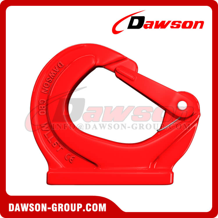 DS019 G80 Weld On Hook with Forged Latch, Grade 80 Lifting Weld-on Hook - Dawson Group Ltd. - China Manufacturer, Supplier, Factory
