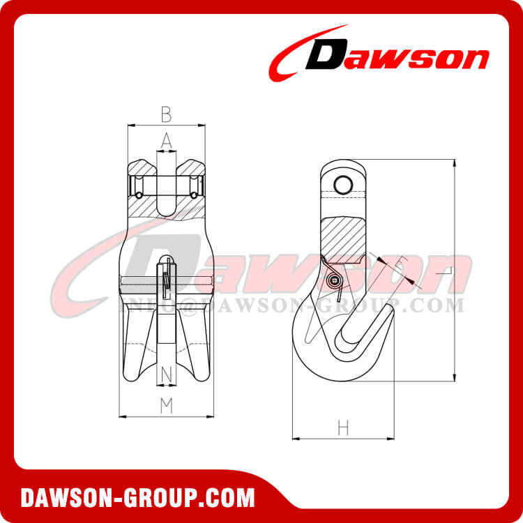 DS301 G80 Clevis Clutch for Adjust Chain Length - Dawson Group Ltd. - China Manufacturer, Factory