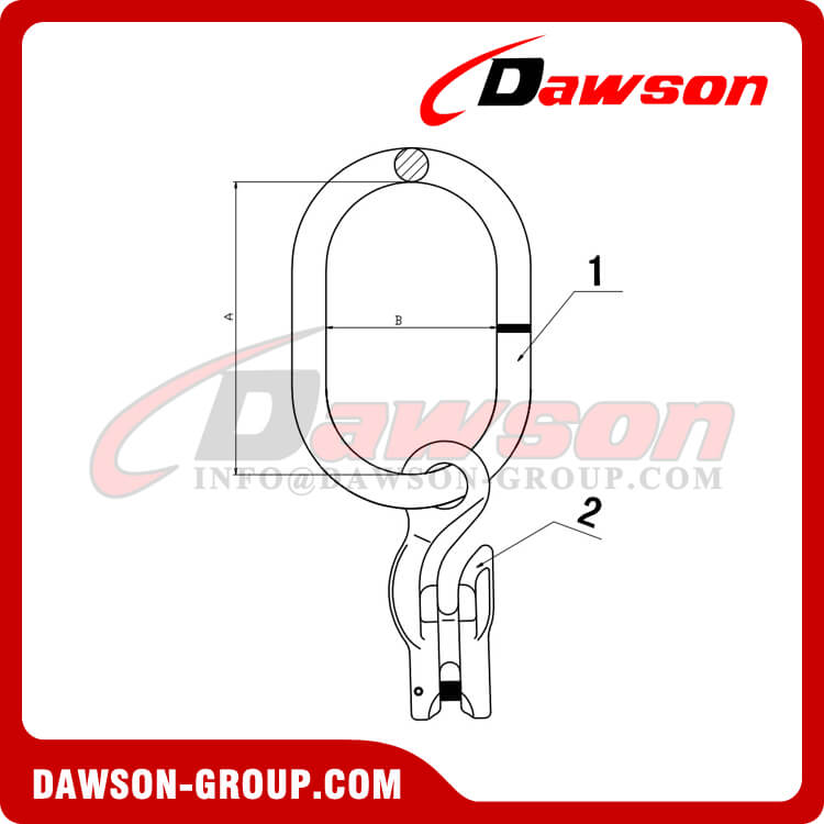 DS1073 G100 Master Link Assembly with Grab Hook - Dawson Group Ltd. - China Manufacturer, Supplier