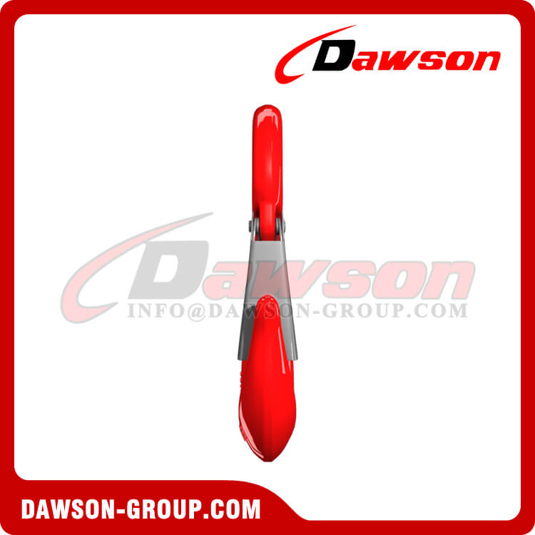 G80 Eye Sling Hook, Grade 80 Alloy Steel Eye Sling Hook with Latch for Chain Slings - Dawson Group Ltd. - China Factory