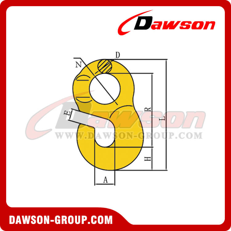 DS119 GRADE 80 FORGED ALLOY G HOOK - DAWSON GROUP LTD. - CHINA MANUFACTURER SUPPLIER