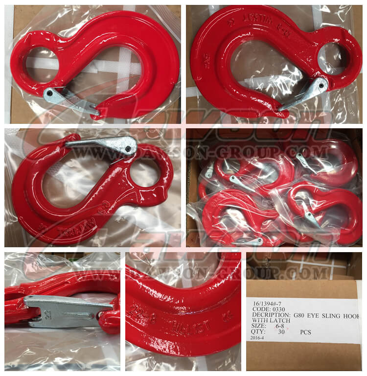 G80 Eye Sling Hook - Dawson Group Ltd. - China Manufacturer, Supplier, Factory