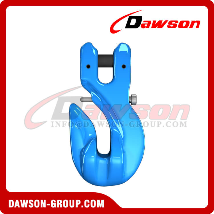 G100 Special Clevis Grab Hook with Safety Pin, Forged Alloy Steel Clevis Grab Hook for Chains - China Manufacturer, Supplier