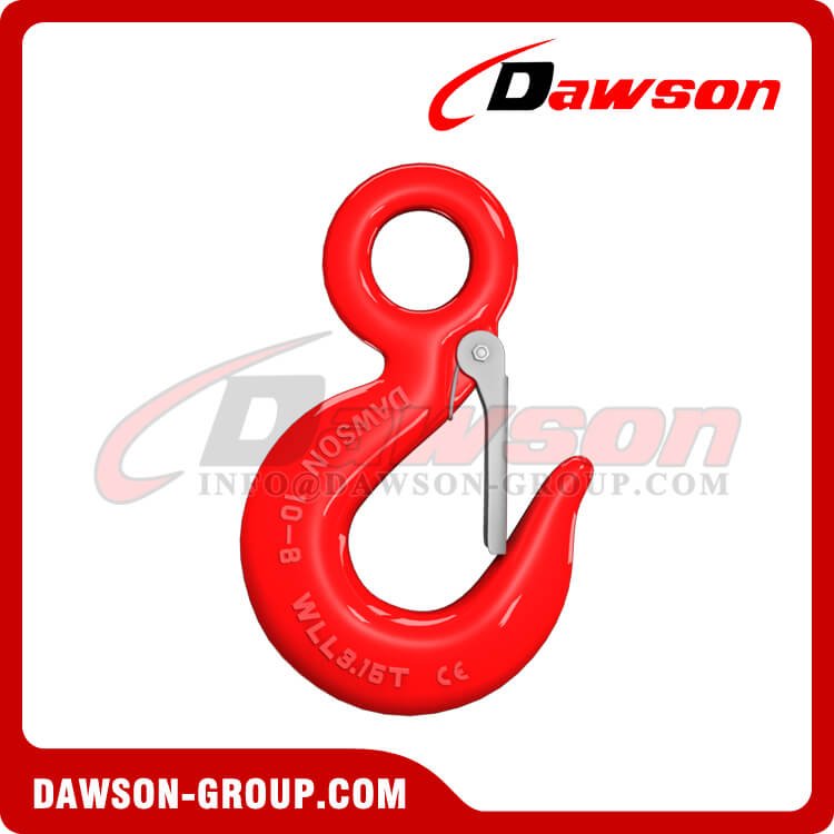 G80 Eye Sling Hook, Grade 80 Alloy Steel Eye Sling Hook with Latch for Chain Slings - Dawson Group Ltd. - China Manufacturer, Supplier