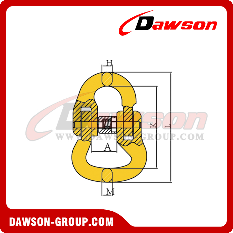 DS079 G80 SPECIAL WEBBING CONNECTING LINK - DAWSON GROUP LTD. - CHINA MANUFACTURER SUPPLIER