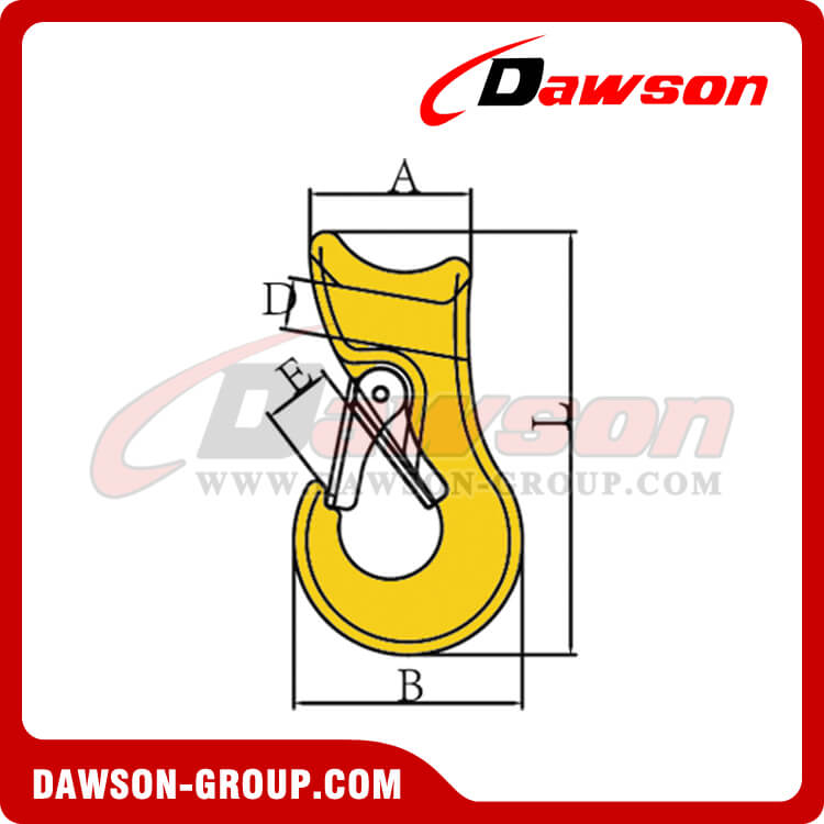 DS072 G80 SLIDING EYE CHOKER HOOK - DAWSON GROUP LTD. - CHINA MANUFACTURER SUPPLIER, FACTORY