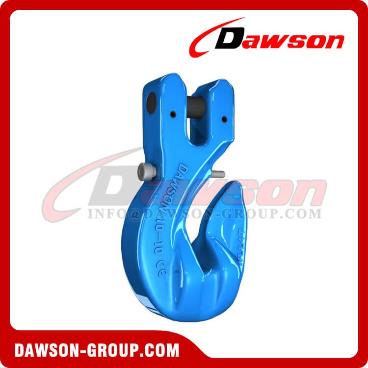 G100 Special Clevis Grab Hook with Safety Pin, Grade 100 Forged Alloy Steel Clevis Grab Hook for Chains - China Supplier, Factory