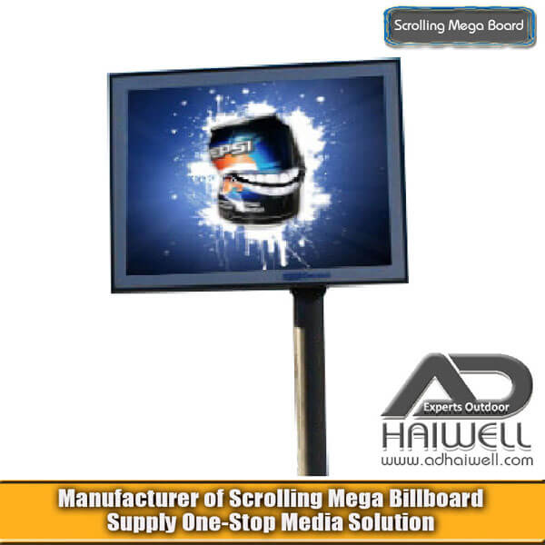 Unipole Digital Scrolling Led Display Billboard Hersteller Adhaiwell