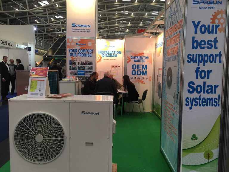 Bombas de calor SPRSUN EVI na Intersolar 2019